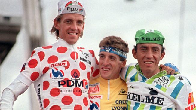 Podio del Tour de Francia, Julio de 1988.