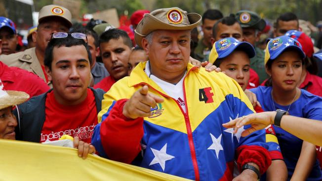Diosdado Cabello, primer vicepresidente del oficialista Partido Socialista Unido de Venezuela.