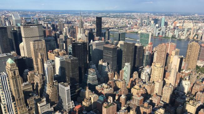 La vista desde el mirador del edificio Empire State es una de las postales más reconocidas de la ciudad.