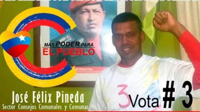 José Pineda Marcano - Chavista
Le dispararon en su casa el 30 de julio. Era candidato a la constituyente.