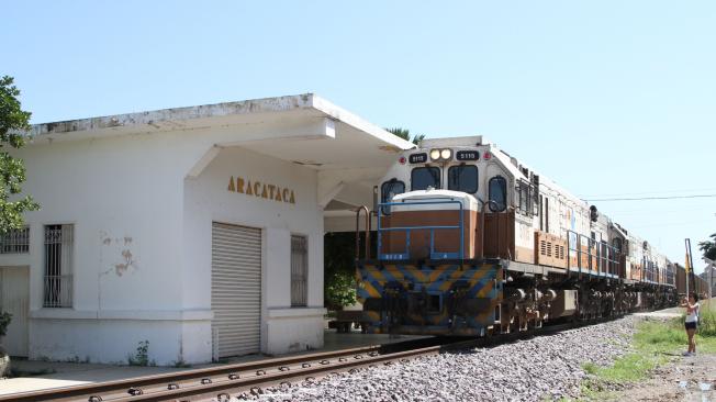 Estación del tren en Aracataca.