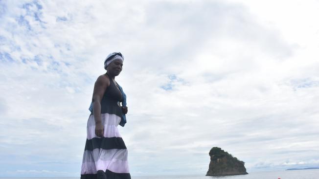 Directora del Grupo ‘Perlas del Pacífico’ trabaja por su barrio Viento Libre, en Tumaco, Nariño, de donde han salido músicos que se destacan en el país y el exterior.