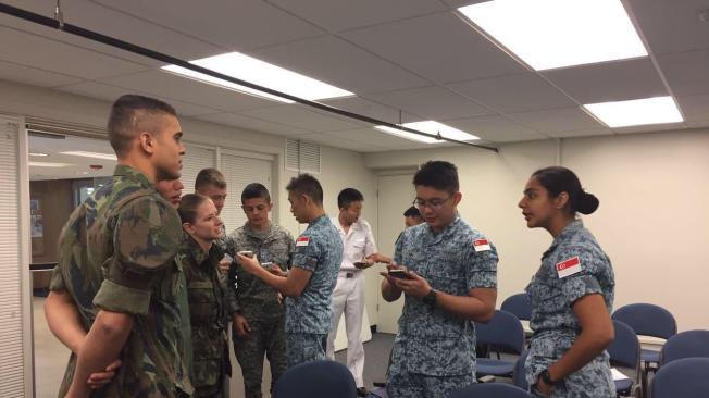 Los cadetes han podido compartir clases con otros jóvenes de otras fuerzas aéreas
