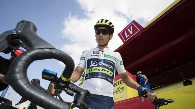 El colombiano Esteban Chaves cumple una destacada presentación en la Vuelta a España 2017.
