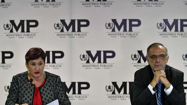 La fiscal general de Guatemala, Thelma Aldana, y el jefe de la CICIG, han emprendido una cruzada contra la corrupción y han desarticulado más de una docena de casos que involucran a exmiembros del Ejecutivo desde 2015.