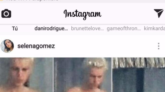 Esta fue la foto publicada en la cuenta de Selena Gómez.