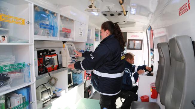 Ya están listas dos ambulancias con todas las dotaciones.