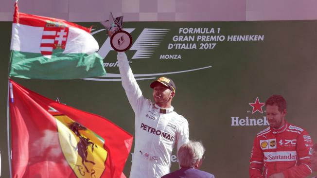Mercedes con Lewis Hamilton, de punta a punta en el Gran Premio de Italia.