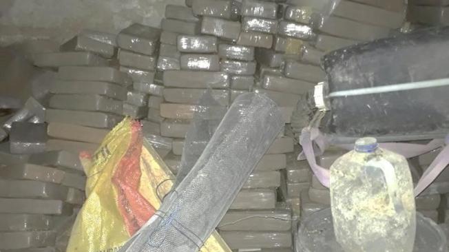 1.586 kilos de cocaína incautados en una bodega ubicada en Ecuador