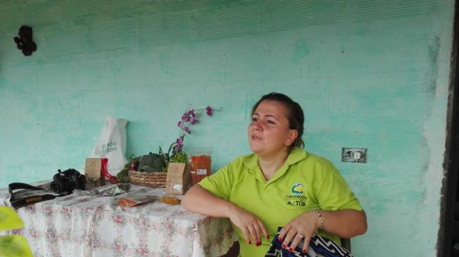 Susana Vélez cultiva aromáticas de forma sostenible y respetuosa con el medioambiente.