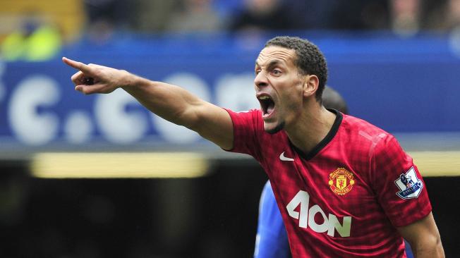 La imagen es del primero de abril de 2013, cuando Ferdinand hacía parte del club Manchester United. Siempre se distinguió por ser un jugador fuerte, técnico y aplomado.