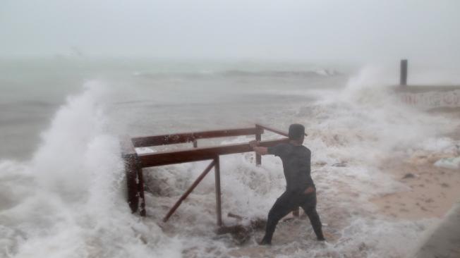 Huracán María causó fuertes lluvias en Punta Cana.