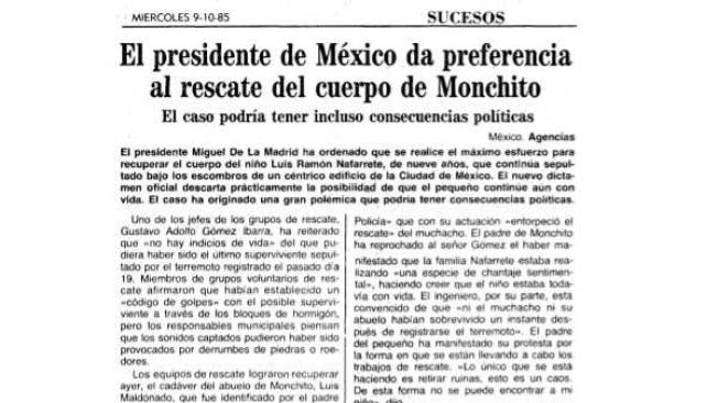 El diario español ABC también registró la noticia.