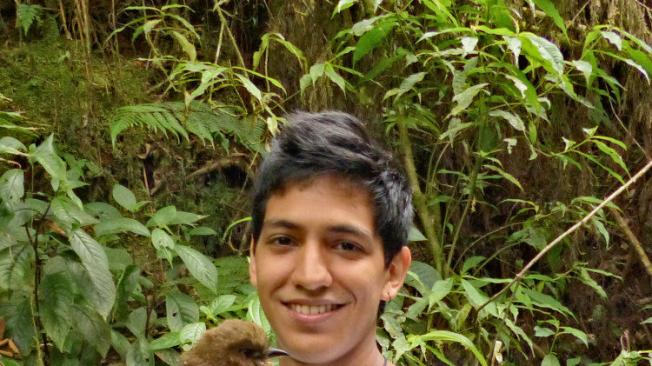 Rubén Darío Palacio Arce es biólogo de Cali y cursa doctorado en Estados Unidos. Quiere regresar al país para trabajar en la conservación de los ecosistemas. Dirige la Fundación Ecotonos.