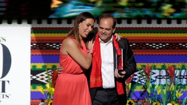 El experimentado chef Harry Sasson recibió el premio al mejor restaurante de Colombia, este martes 24 de octubre.