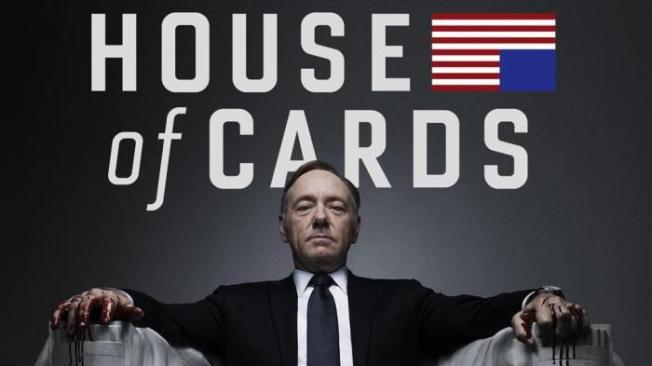 Kevin Spacey como el presidente Frank Underwood, en House of Cards.