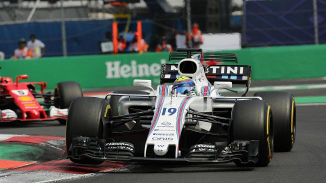 Felipe Massa, ala mando de su Williams, el pasado fin de semana durante el Gran Premio de México, en el Autódromo Hermanos Rodríguez en Ciudad de México.