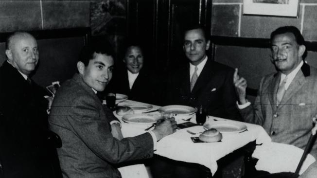 Dior, Gala y Salvador Dalí.