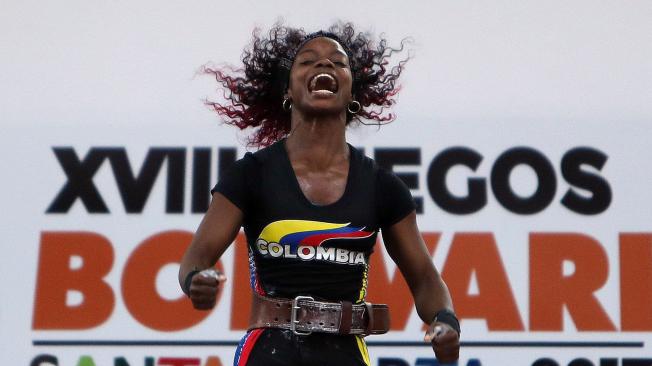Ana Iris Segura dio a Colombia las dos primeras medallas de bronce en la categoría de los 48 kilos. Viene de ser campeona en os Juegos Bolivarianos de Santa Marta.