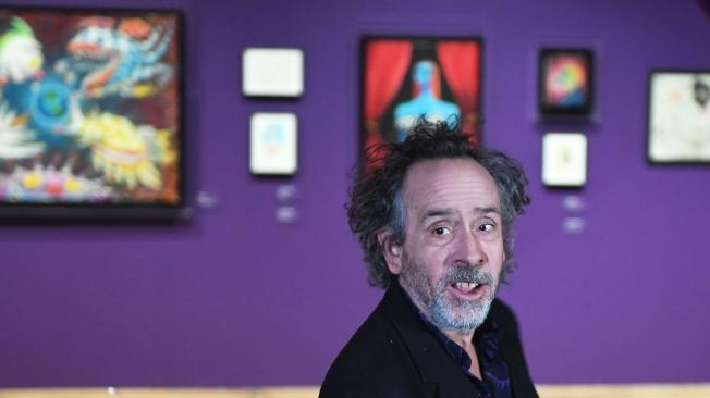 Tim Burton en el Museo Franz Meyer de México.