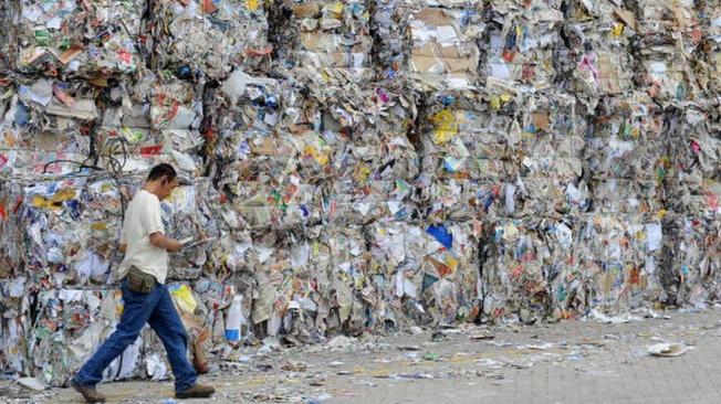 Estados Unidos exportó a China el año pasado 13,2 millones de toneladas de desechos de papel.