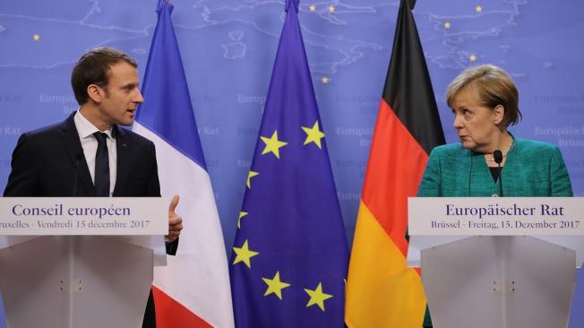 El presidente francés, Emmanuel Macron, espera que Merkel logre formar gobierno en Alemania para poder relanzar juntos el proyecto europeo.