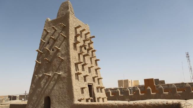 La mezquita de Djingareyber en Tombuctú es una de las construidas durante el reino de Mansa Musa.
