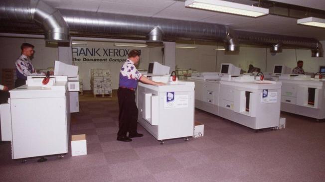 Muchas empresas e instituciones solían reservar espacios concretos de la oficina para realizar las fotocopias.