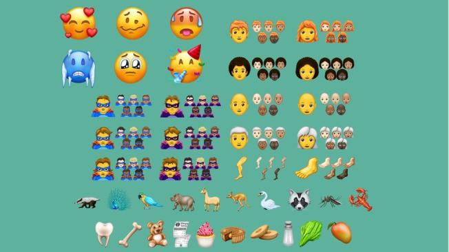 Estos son algunos de los nuevos emoticones que pronto estarán en nuestros teléfonos. (Gráfico: Emojipedia)
