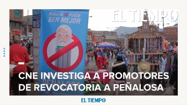 CNE investiga a promotores de revocatoria a Peñalosa