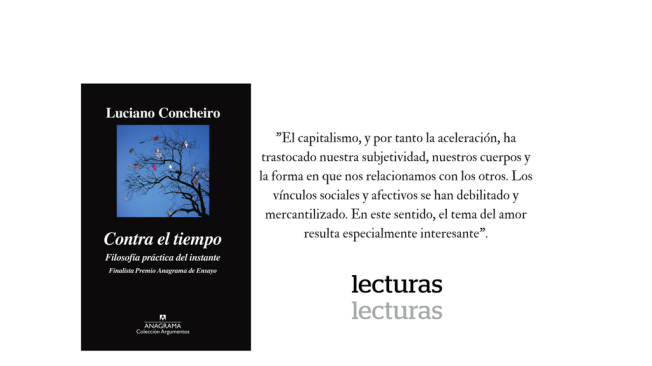 Concheiro fue finalista del Premio Anagrama de Ensayo con su libro 'Contra el tiempo'.