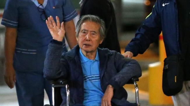 Alberto Fujimori estaba en el hospital cuando fue indultado.