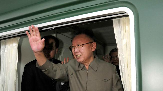 El tren en el que se solía movilizar el padre de Kim Jong-un y el entonces líder norcoreano, Kim Jong-il (foto).