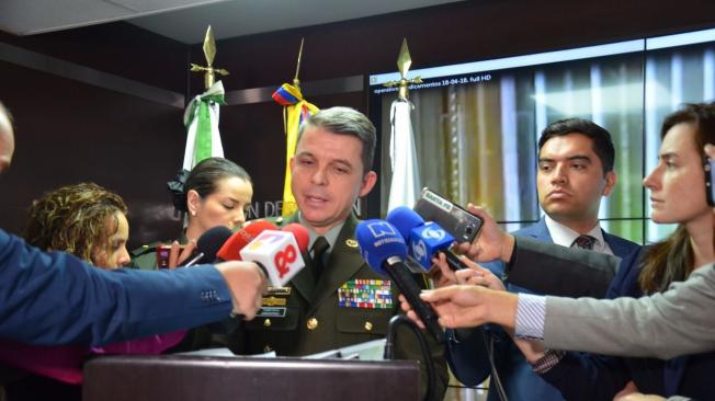 El general Juan Carlos Buitrago, director de la Policía Fiscal y Aduanera entregó detalles de la operación