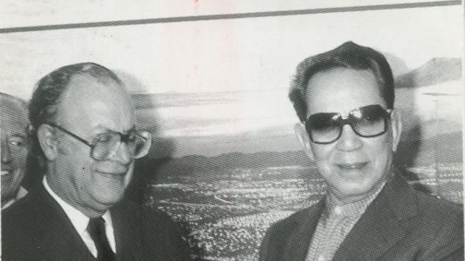En 1980  alcalde de Bogotá, Hernando Durán Dussán,  entregó las llaves de la ciudad a Mario Moreno ‘Cantinflas’.
