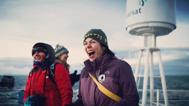 En la expedición se trataron seis temas relacionados con el cambio climático. Las mujeres que fueron a la Antártida estaban divididas en grupos de trabajo.