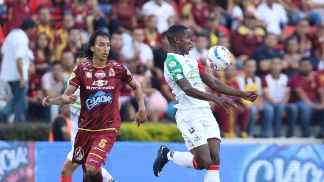 Deportes Tolima vs. Once Caldas vuelta en los cuartos de final de la Liga en Colombia I-2018.
