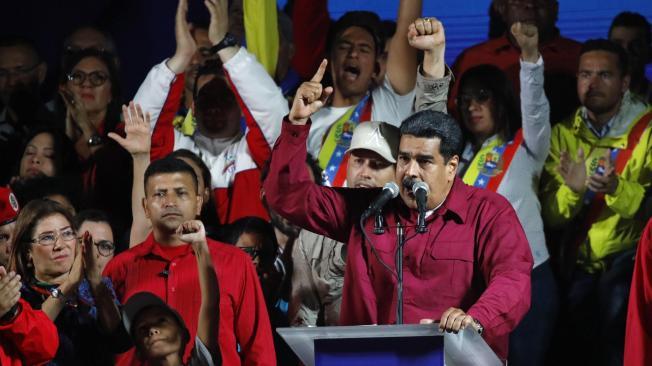 Maduro agradeció a sus votantes por el apoyo.