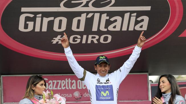 Además de ser el campeón, Nairo Quintana fue el mejor joven del Giro 2014.