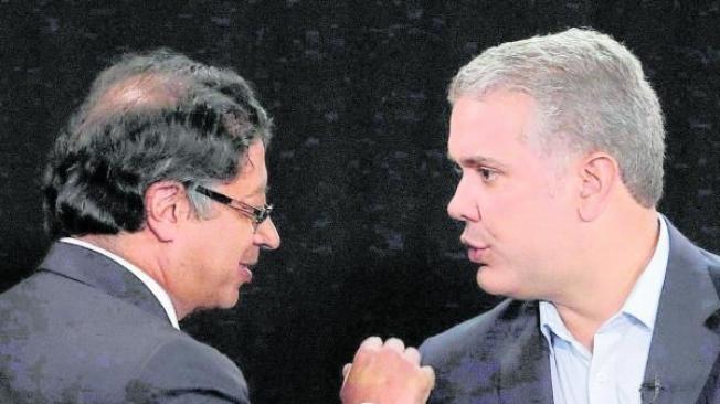 El próximo 17 de junio, Petro y Duque definirán al nuevo presidente de Colombia.