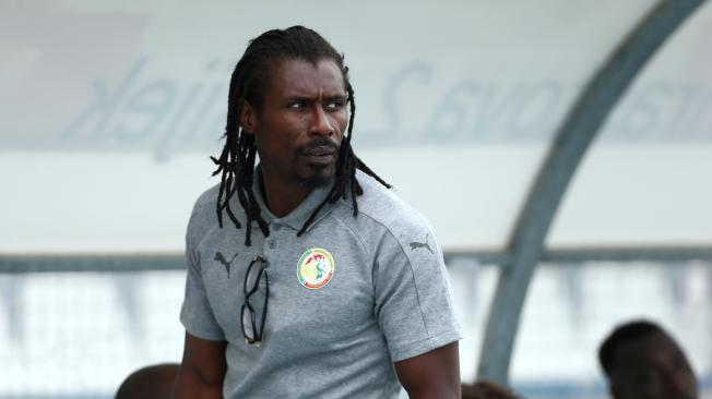 Aliou Cissé, entrenador de Senegal.
