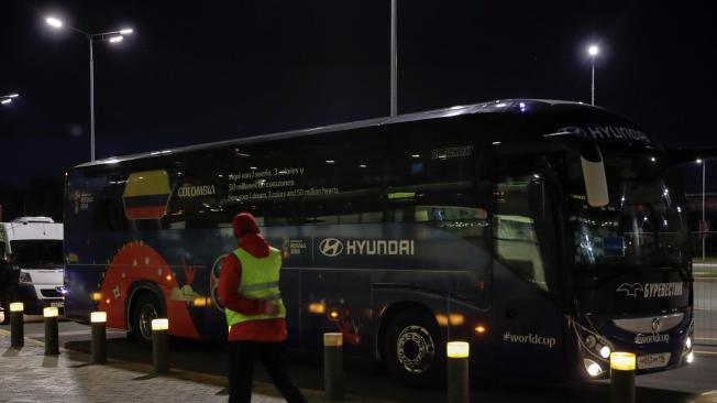 El bus de Colombia en el Mundial