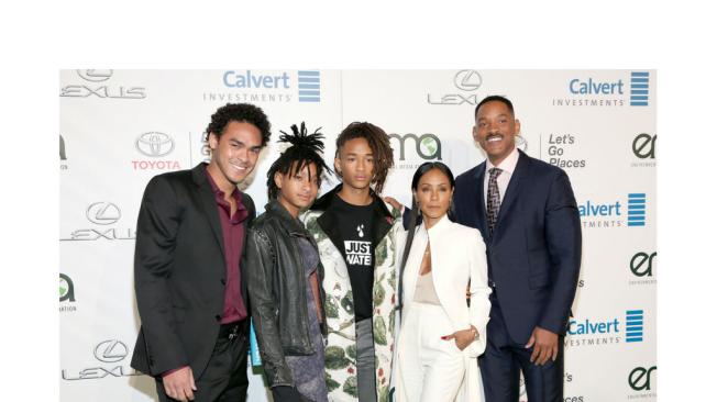 De izquierda a derecha: Trey, Willow, Jaden, Jada Pinkett Smith y Will Smith. Trey es el hijo mayor de Will Smith y de  Sheree Zampino, quien estuvo casada con el actor durante tres años (1992-1995).