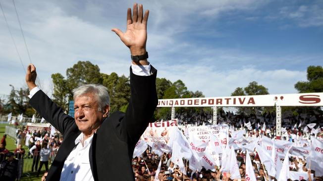 Andrés Manuel López Obrador lidera la intención de voto en México.