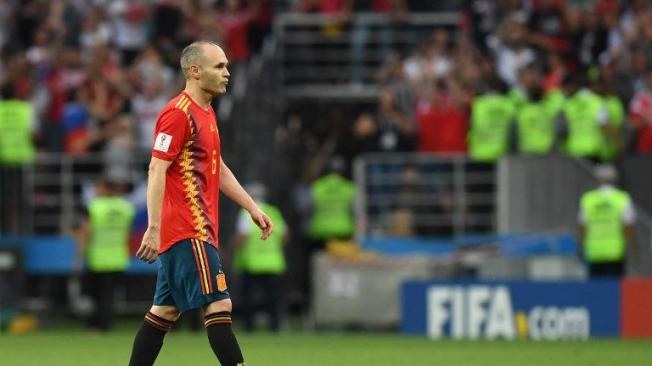 Andrés Iniesta le dice adiós a la Selección de España.