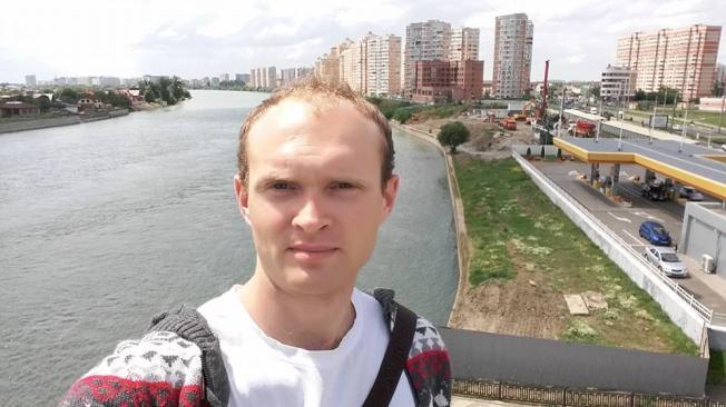 Okean Okeanov, nacido en Sochi, Krasnodar, (Rusia), antes de su partida hacia Colombia,