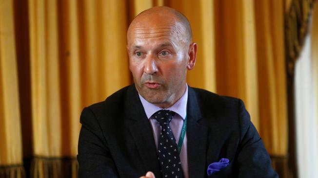 El director corporativo del Consejo de Wiltshire, Alistair Cunningham, habló en una conferencia de prensa en Antrobus House, después de que se confirmó que dos personas habían sido envenenadas con Novichok.
