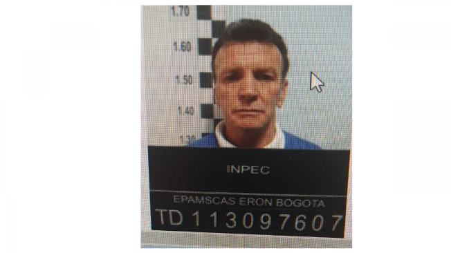 Carlos Gustavo Palacino se encuentra detenido en la cárcel Picota de Bogotá desde el 12 de marzo de este año.