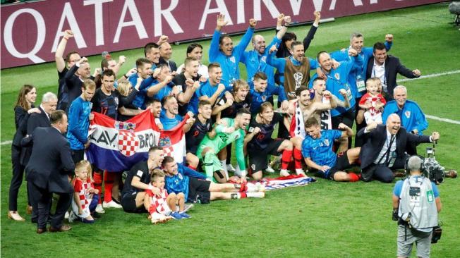 La euforia tras la victoria histórica de Croacia.