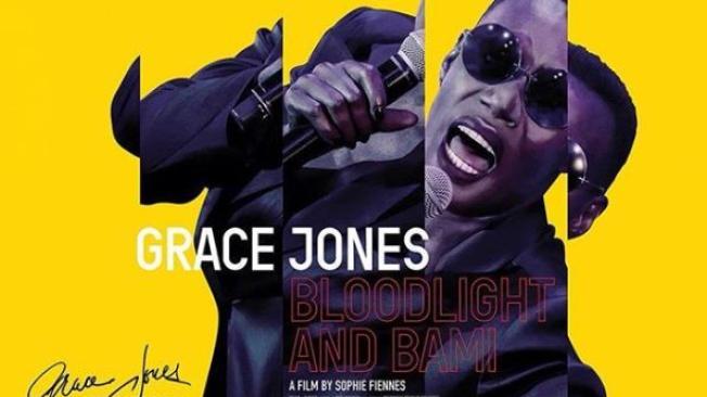 Afiche del documental ‘Grace Jones: Bloodlight and Bami’ que su directora, Sophie Fiennes, grabó desde el 2005.